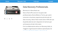 Desktop Screenshot of marcopaoli.net