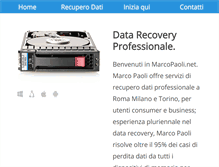 Tablet Screenshot of marcopaoli.net
